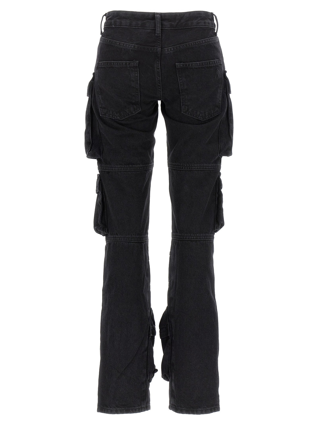 Women’s the Attico Black Cotton Cargo Pants