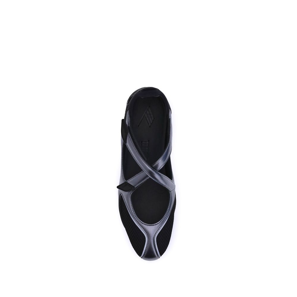 Women’s the Attico Black Polyethylene Ballet Flats