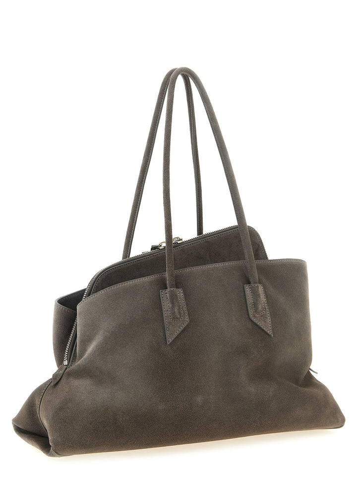 Women’s the Attico Gray Bovine Leather Shoulder Bag