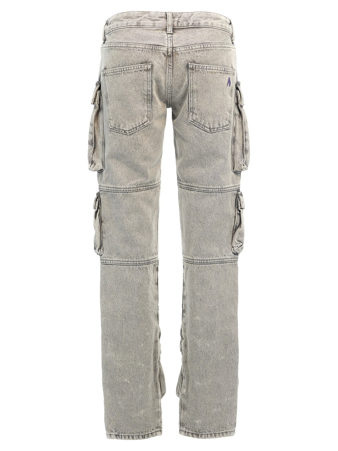 Women’s the Attico Gray Cotton Cargo Pants