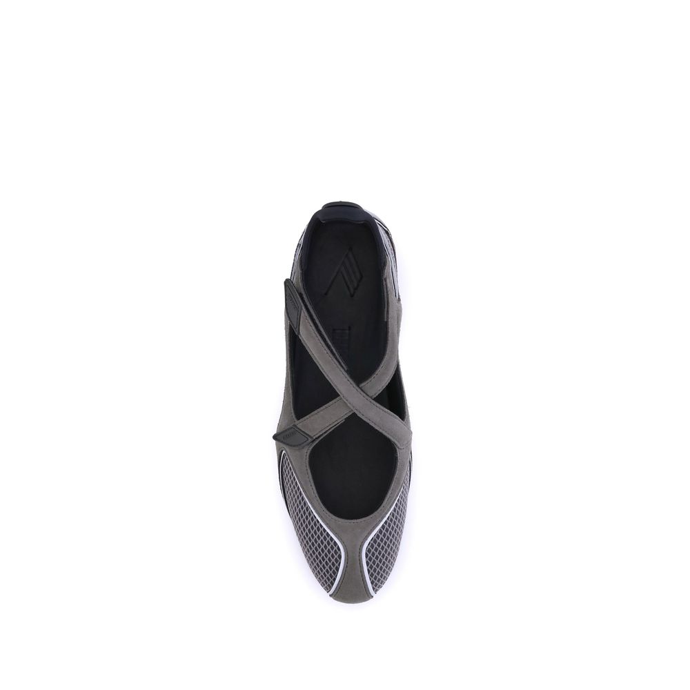 Women’s the Attico Gray Polyethylene Ballet Flats