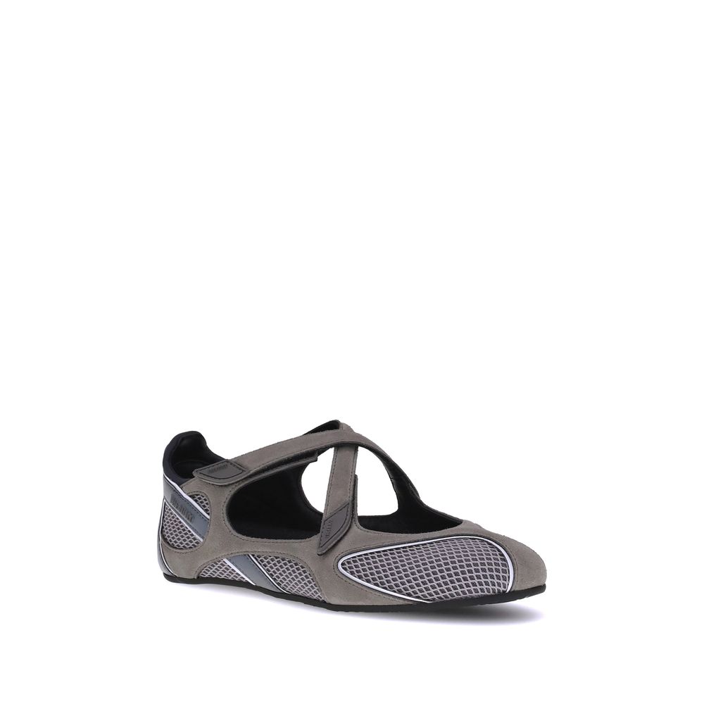 Women’s the Attico Gray Polyethylene Ballet Flats