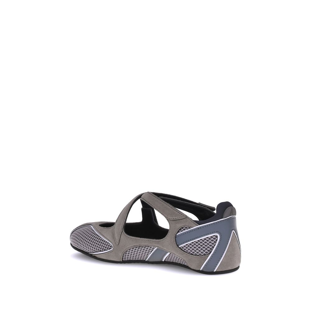 Women’s the Attico Gray Polyethylene Ballet Flats