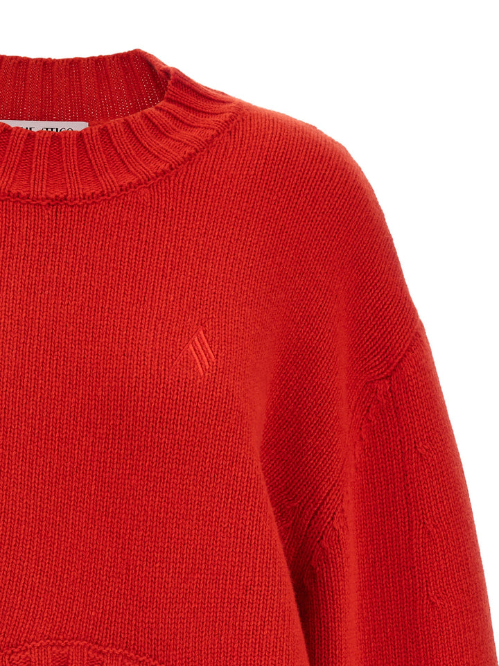 Women’s the Attico Multicolor Virgin Wool Cardigan