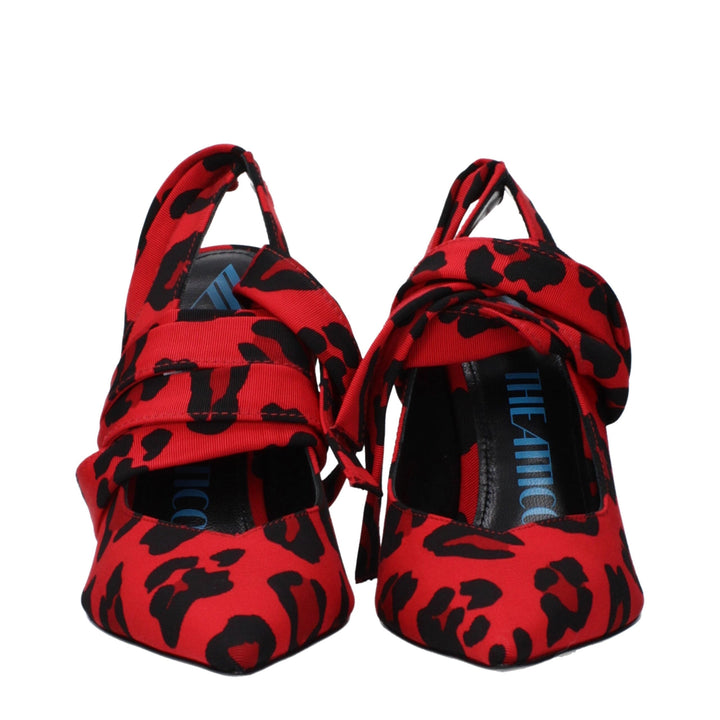 Women’s the Attico Red Fabric High Heel Pumps