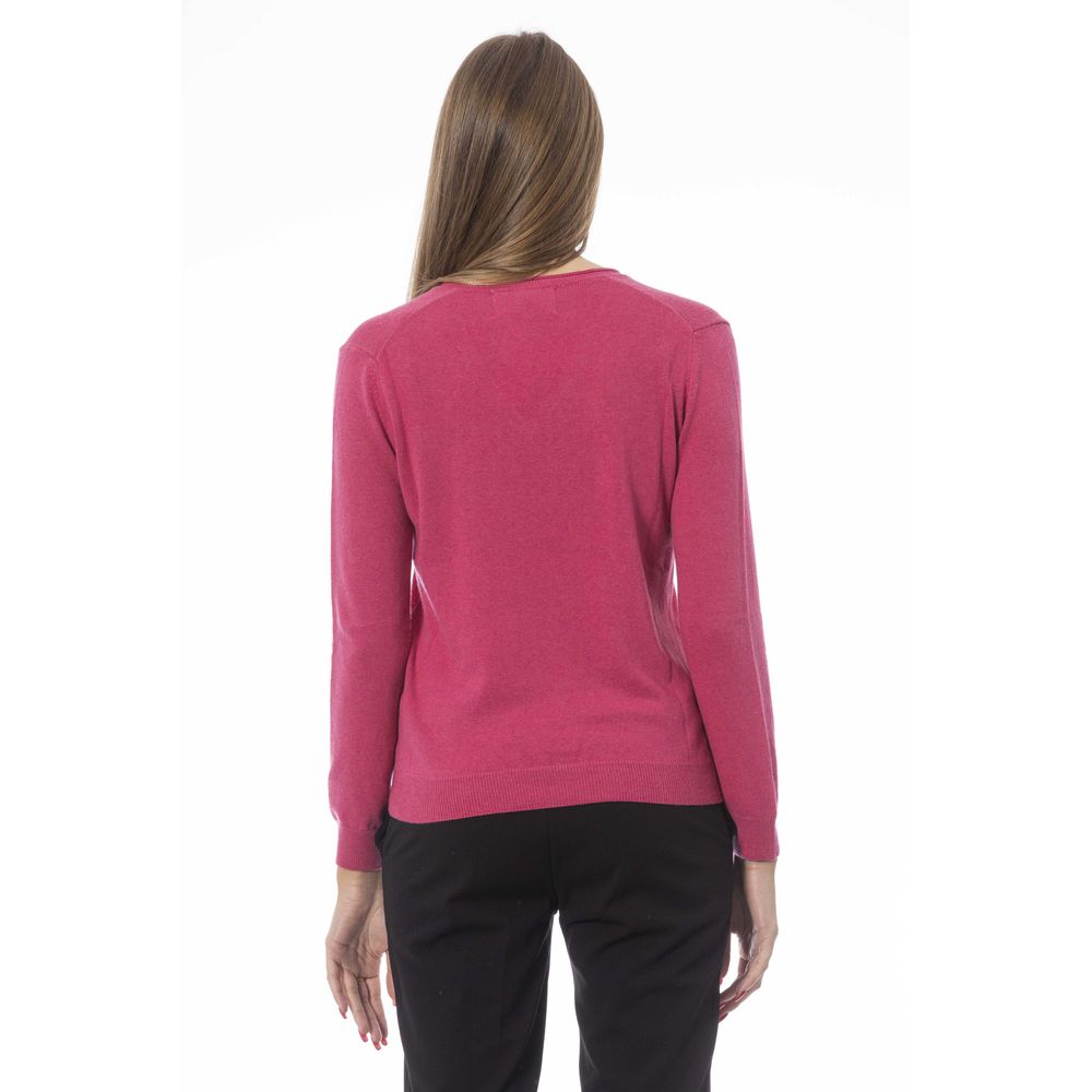Women’s Baldinini Trend Fuchsia Cashmere Women Sweater