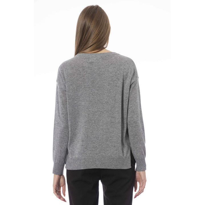 Women’s Baldinini Trend Gray Viscose Women Sweater