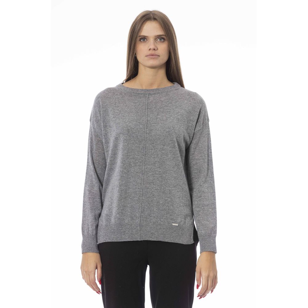 Women’s Baldinini Trend Gray Viscose Women Sweater