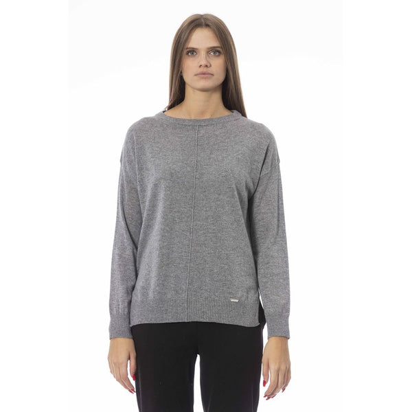 Women’s Baldinini Trend Gray Viscose Women Sweater