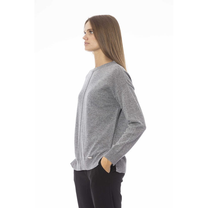 Women’s Baldinini Trend Gray Viscose Women Sweater