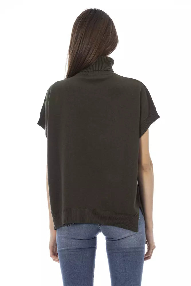 Women’s Baldinini Trend Green Wool Women Sweater