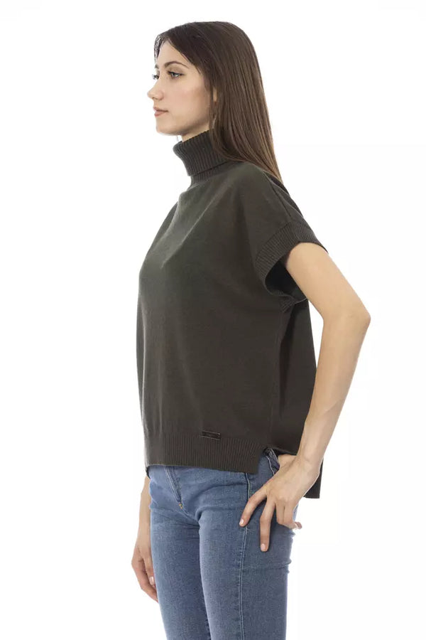 Women’s Baldinini Trend Green Wool Women Sweater
