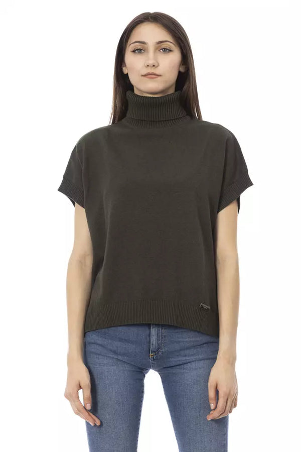 Women’s Baldinini Trend Green Wool Women Sweater