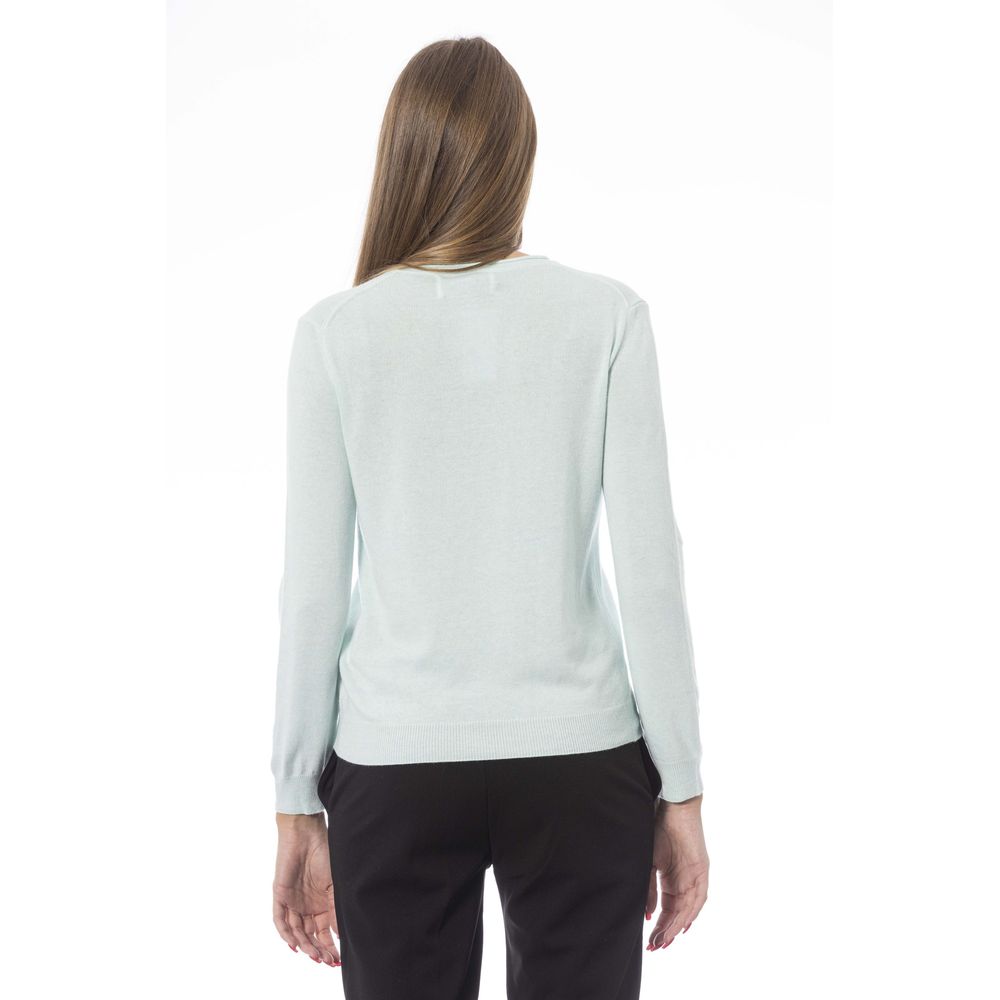 Women’s Baldinini Trend Light Blue Cashmere Women Sweater
