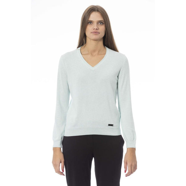 Women’s Baldinini Trend Light Blue Cashmere Women Sweater