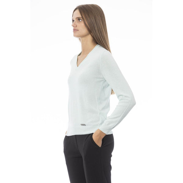 Women’s Baldinini Trend Light Blue Cashmere Women Sweater