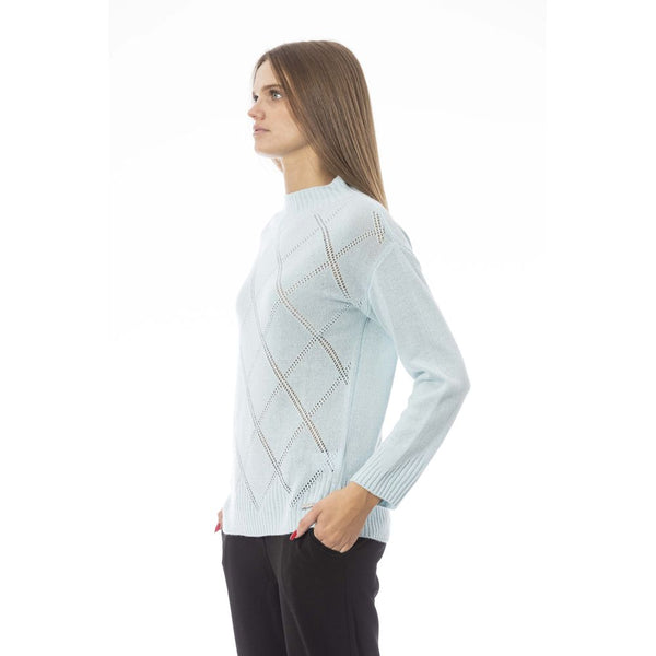 Women’s Baldinini Trend Light Blue Wool Women Sweater