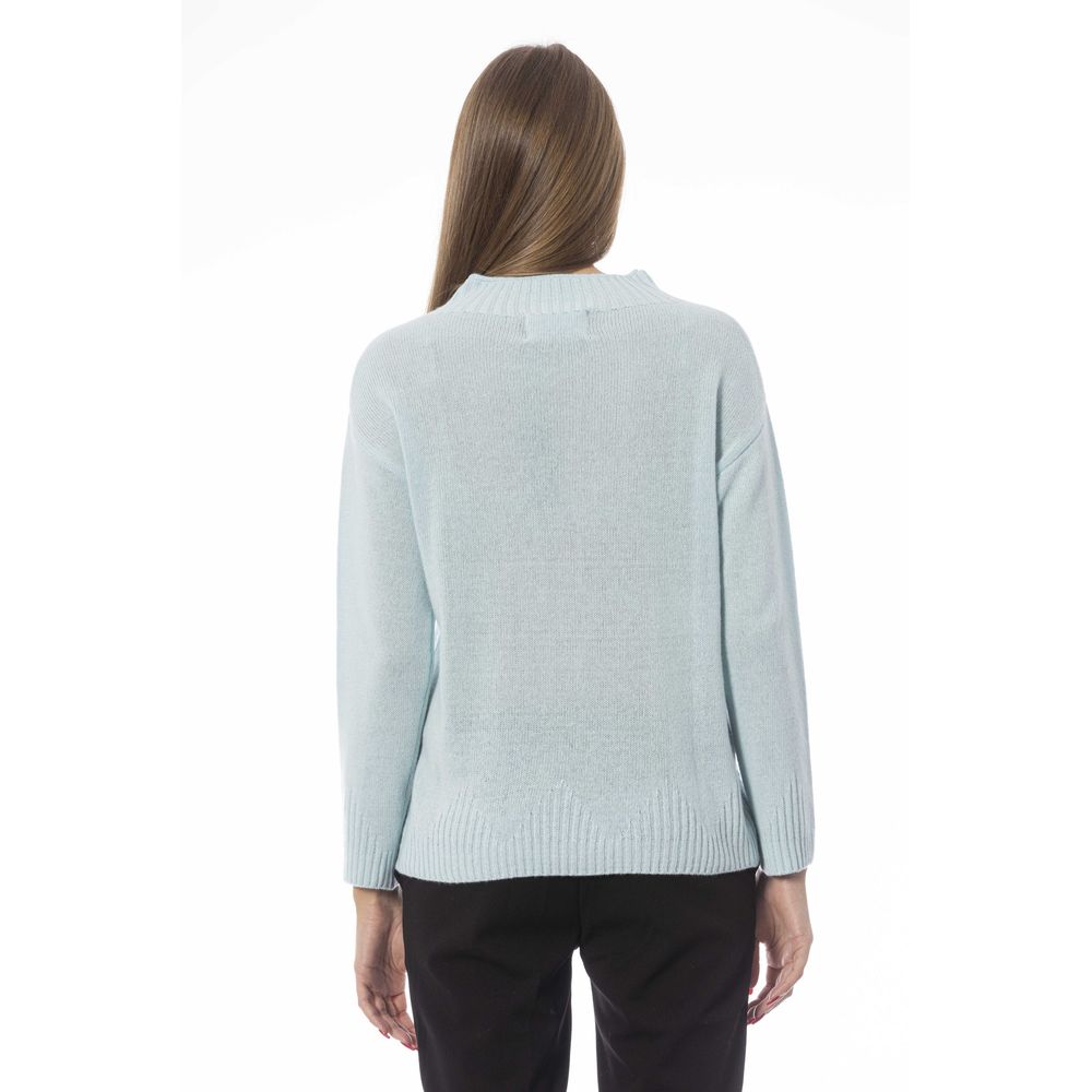 Women’s Baldinini Trend Light Blue Wool Women Sweater