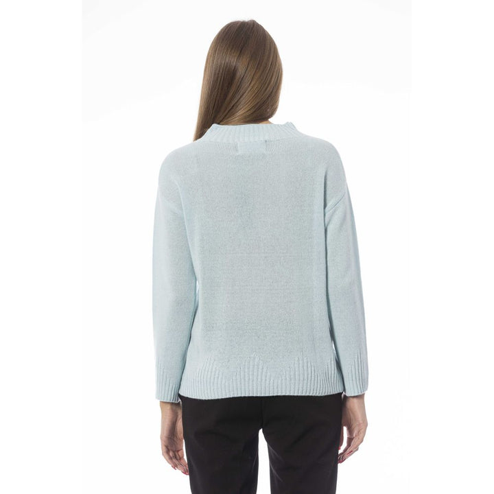 Women’s Baldinini Trend Light Blue Wool Women Sweater
