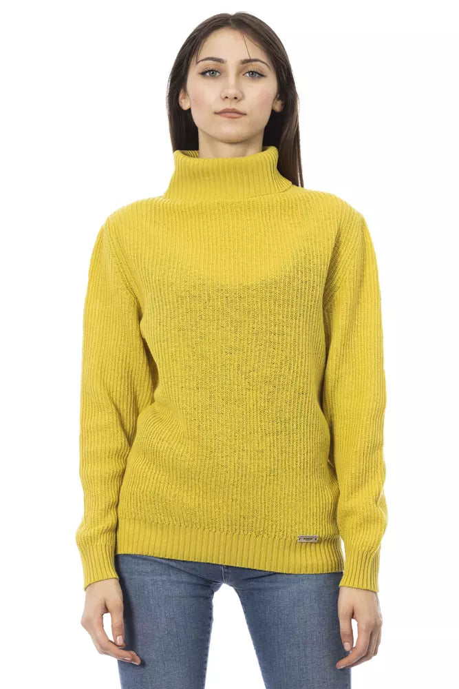 Women’s Baldinini Trend Yellow Wool Women Sweater