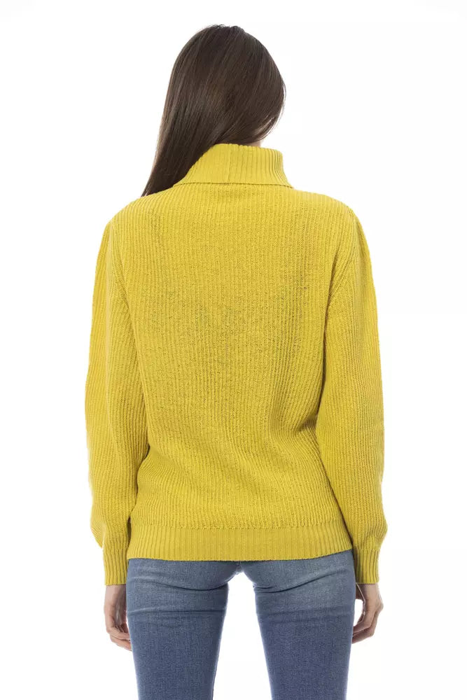 Women’s Baldinini Trend Yellow Wool Women Sweater