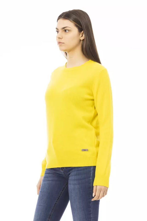 Women’s Baldinini Trend Yellow Wool Women Sweater