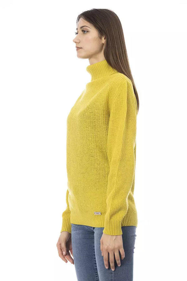 Women’s Baldinini Trend Yellow Wool Women Sweater