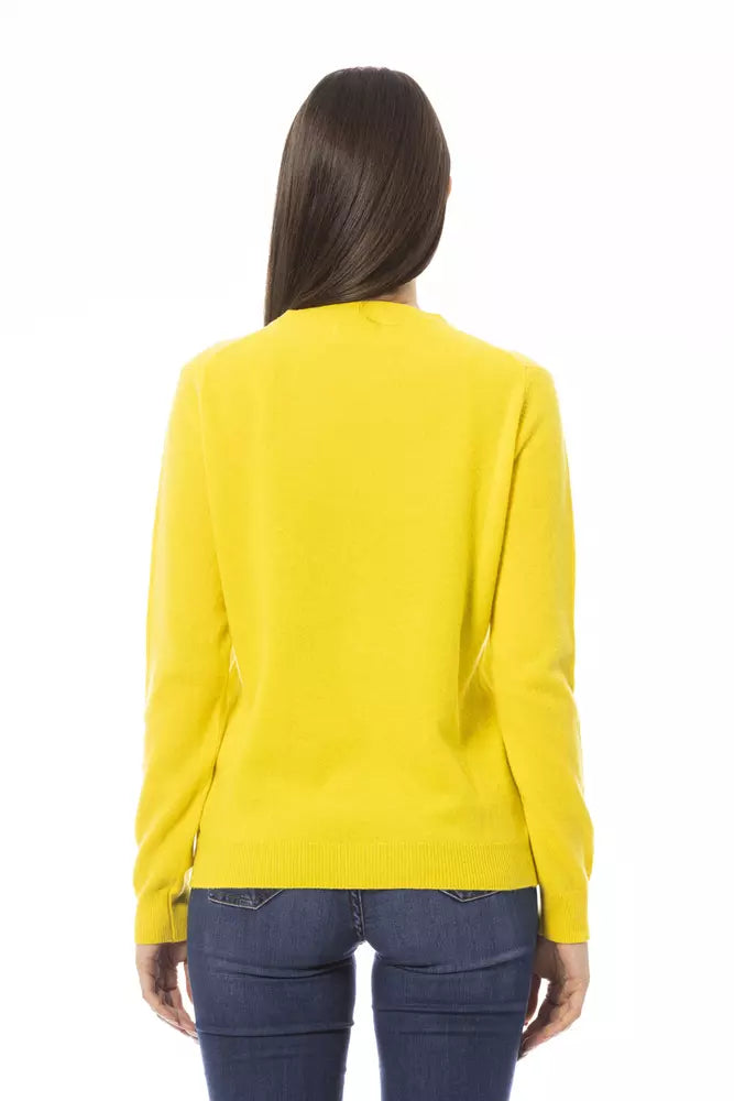 Women’s Baldinini Trend Yellow Wool Women Sweater