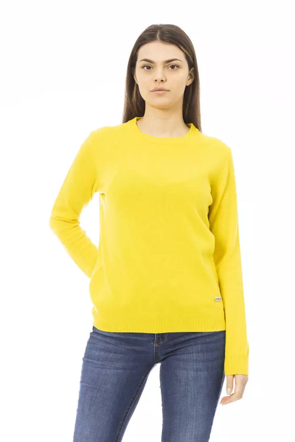 Women’s Baldinini Trend Yellow Wool Women Sweater