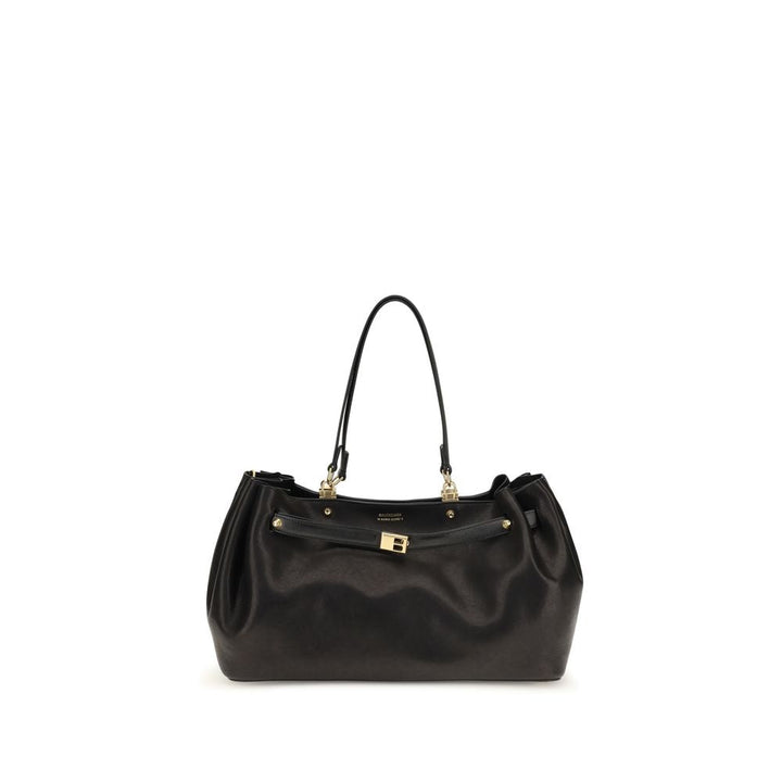 Women’s Balenciaga Black Calf Leather Bos Taurus Shoulder Bag