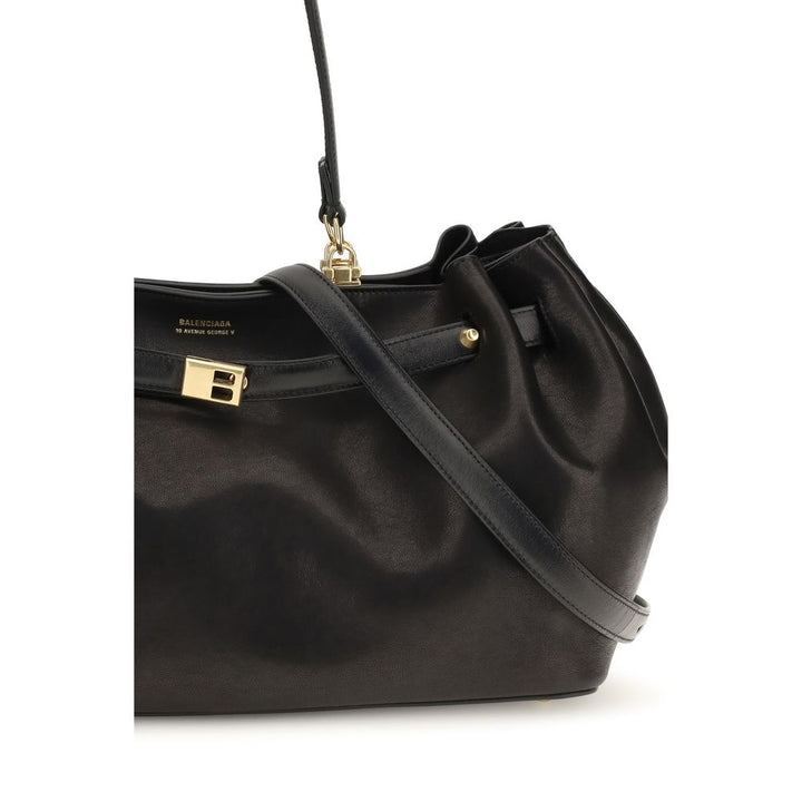 Women’s Balenciaga Black Calf Leather Bos Taurus Shoulder Bag