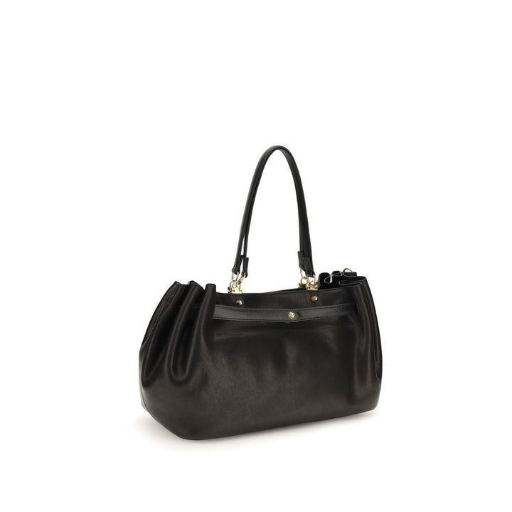 Women’s Balenciaga Black Calf Leather Bos Taurus Shoulder Bag