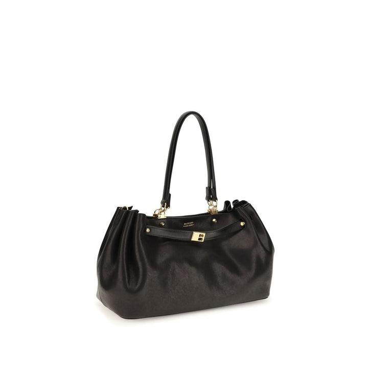 Women’s Balenciaga Black Calf Leather Bos Taurus Shoulder Bag