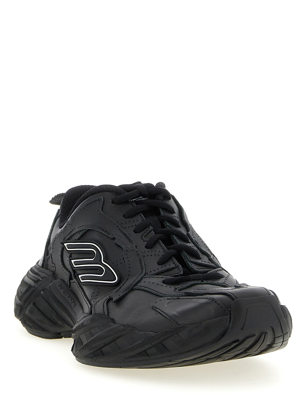 Women’s Balenciaga Black Calfskin Athletic Sneakers