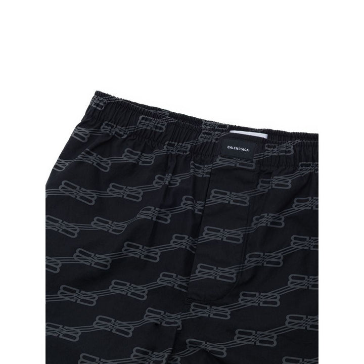 Women’s Balenciaga Black Cotton Bermuda Shorts
