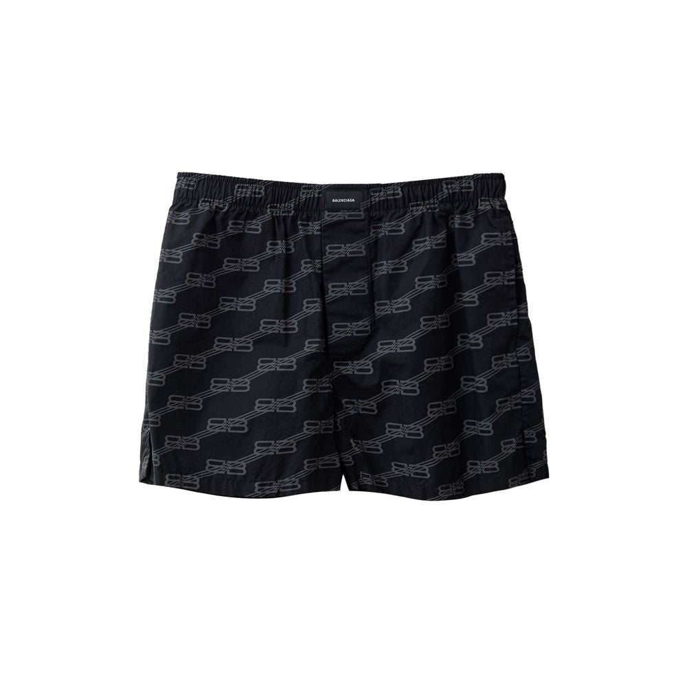 Women’s Balenciaga Black Cotton Bermuda Shorts