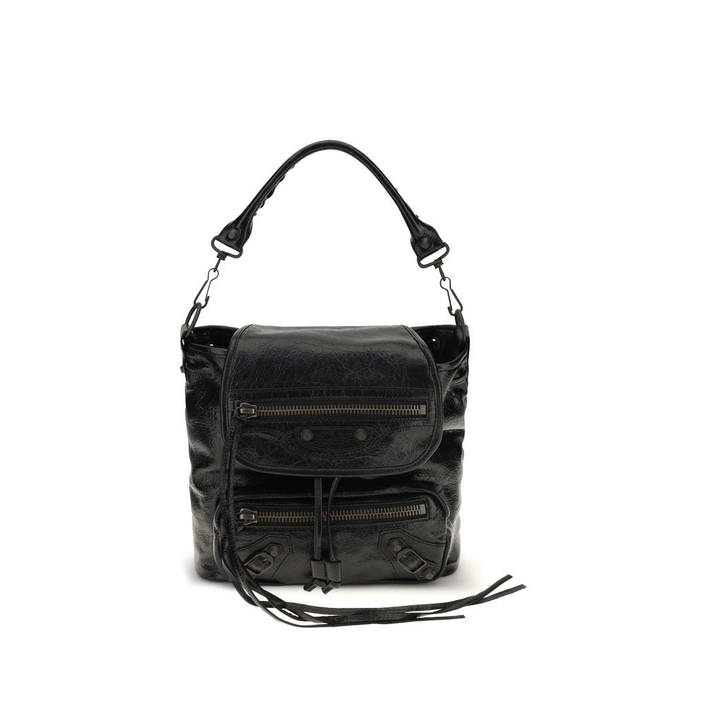 Women’s Balenciaga Black Lamb Ovis Aries Backpack
