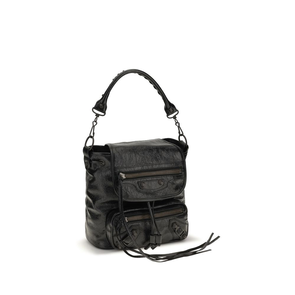 Women’s Balenciaga Black Lamb Ovis Aries Backpack
