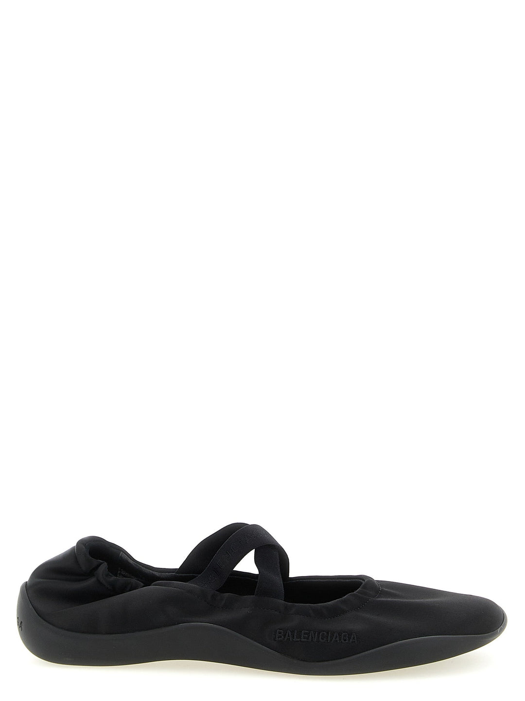 Women’s Balenciaga Black Polyester Ballet Flats