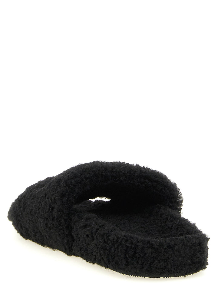 Women’s Balenciaga Black Polyester Slides
