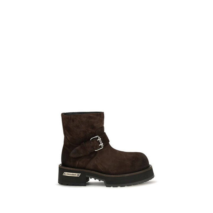 Women’s Balenciaga Brown Calf Leather Bos Taurus Ankle Boots