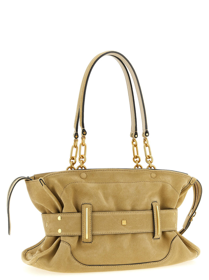 Women’s Balmain Beige Calfskin Shoulder Bag