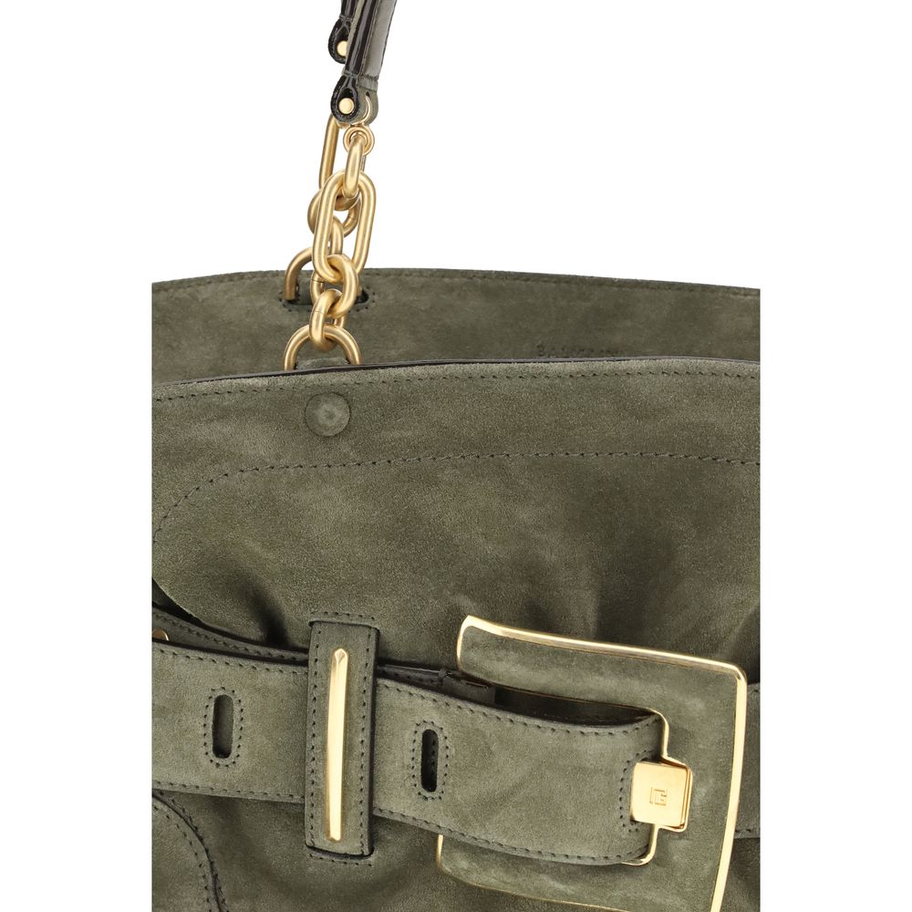 Women’s Balmain Bicolor Calf Leather Bos Taurus Handbag