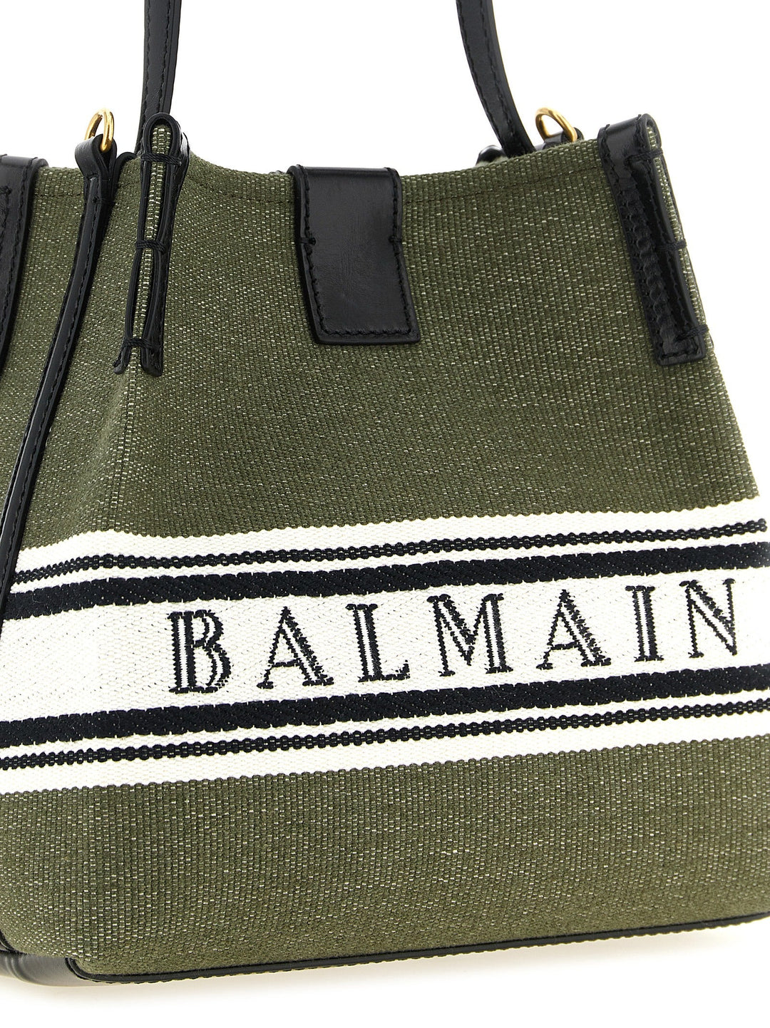 Women’s Balmain Bicolor Cotton Handbag