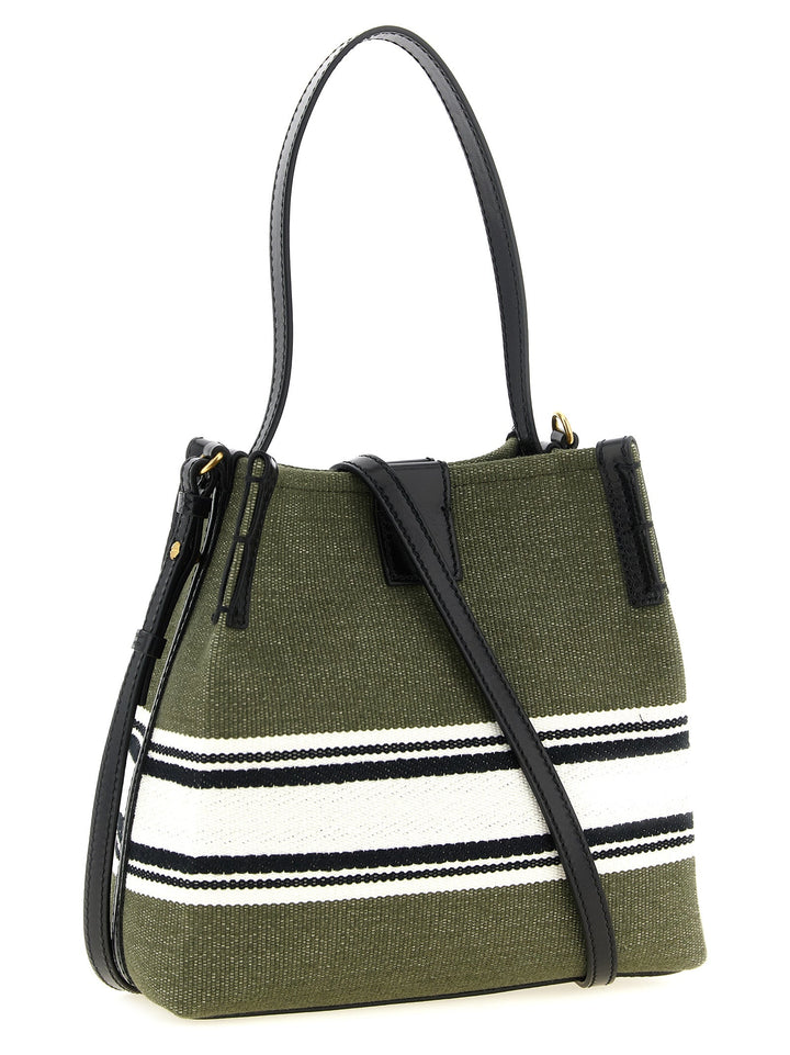 Women’s Balmain Bicolor Cotton Handbag