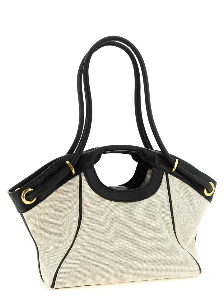Women’s Balmain Bicolor Cotton Tote Bag