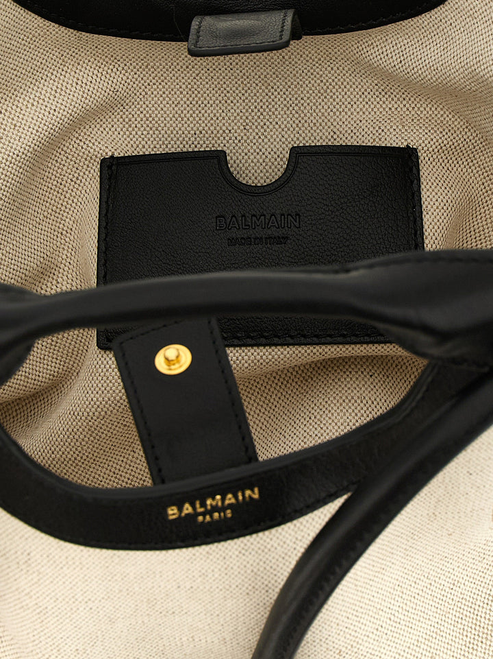 Women’s Balmain Bicolor Cotton Tote Bag