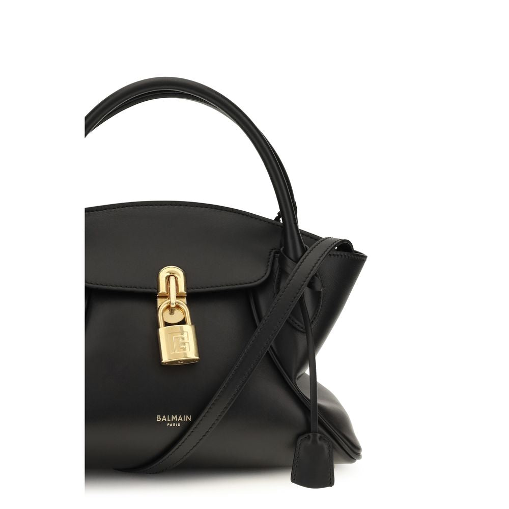 Women’s Balmain Black Calf Leather Bos Taurus Handbag