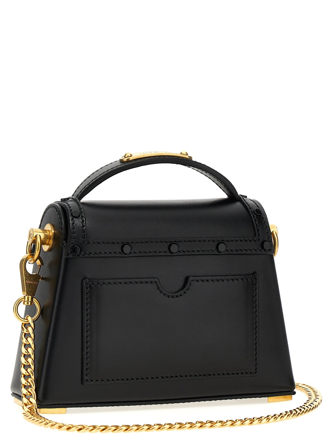 Women’s Balmain Black Calfskin Handbag