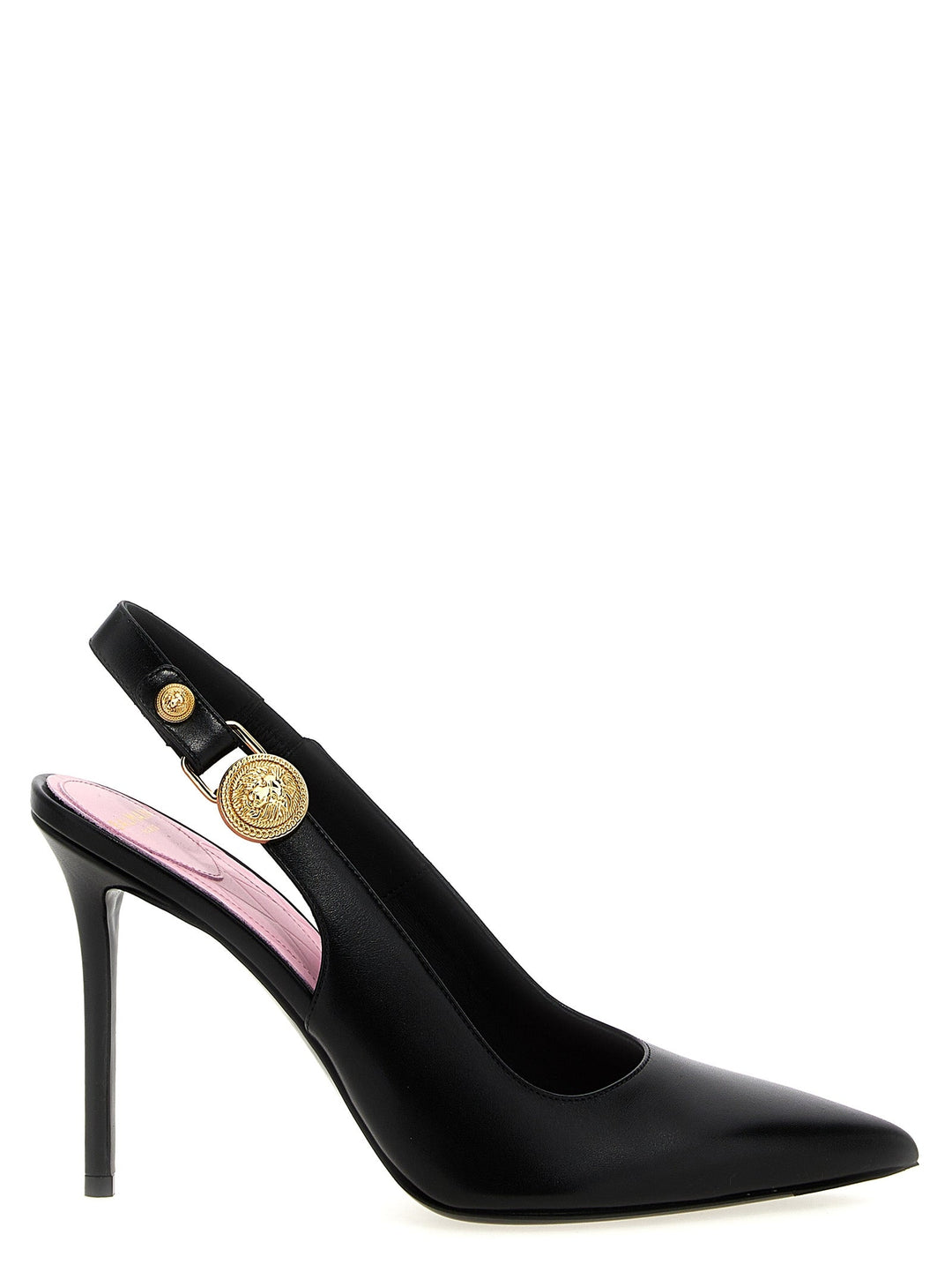 Women’s Balmain Black Calfskin High Heel Pumps